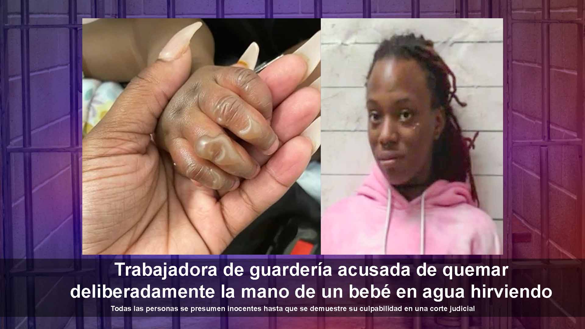Trabajadora de guardería acusada de causar daño deliberado a un bebé