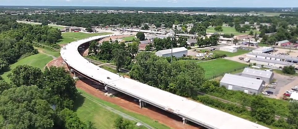 Actualización del Carriageway Walter O. Bigby en Bossier City