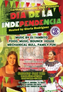 Carthage Courtesy Club - Independence Day - Event Banner