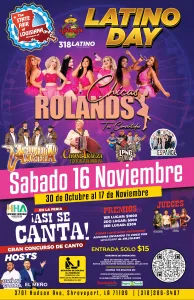 Feria Estatal de Louisiana - Poster Oficial - Latino Day - 2024