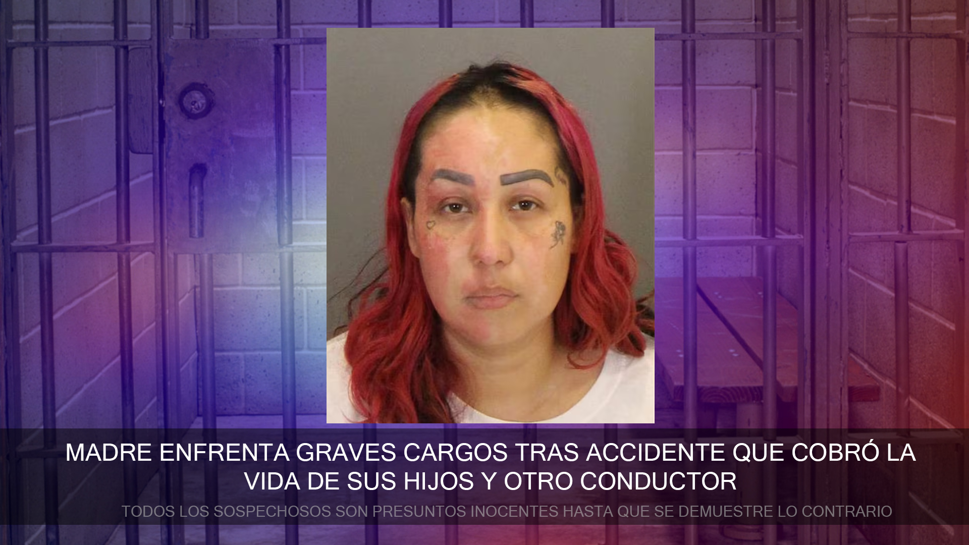 Madre Enfrenta Cargos por la Muerte de sus 3 Hijos y Otro Conductor
