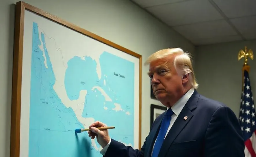 Trump Quiere Renombrar el Golfo de México
