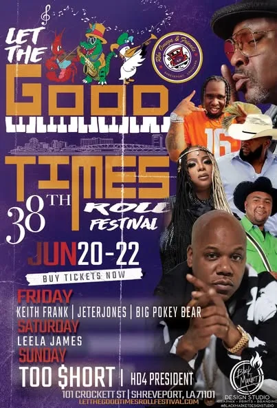 Let the Good Times Roll Festival: Música, cultura y sabor en el corazón de Shreveport