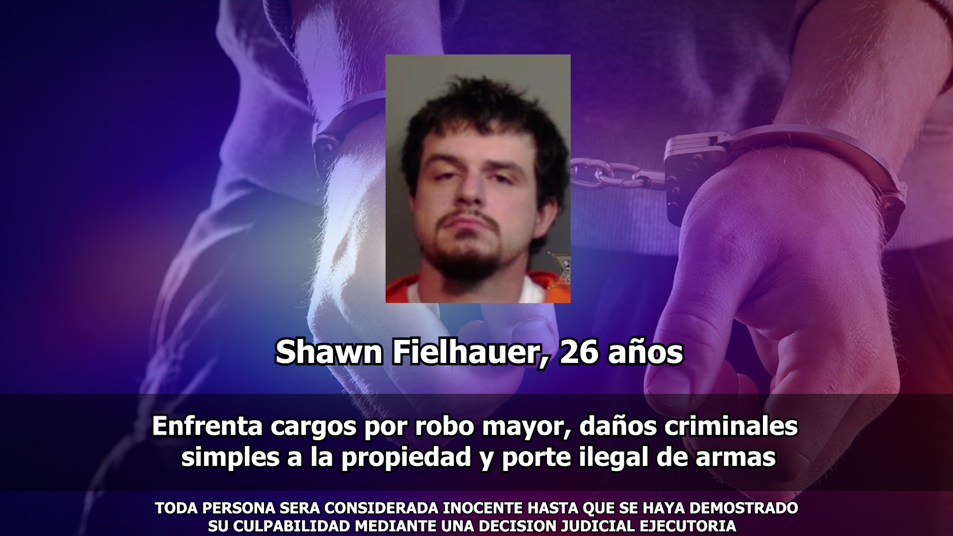 Detienen a hombre por robo de cobre y otros delitos graves