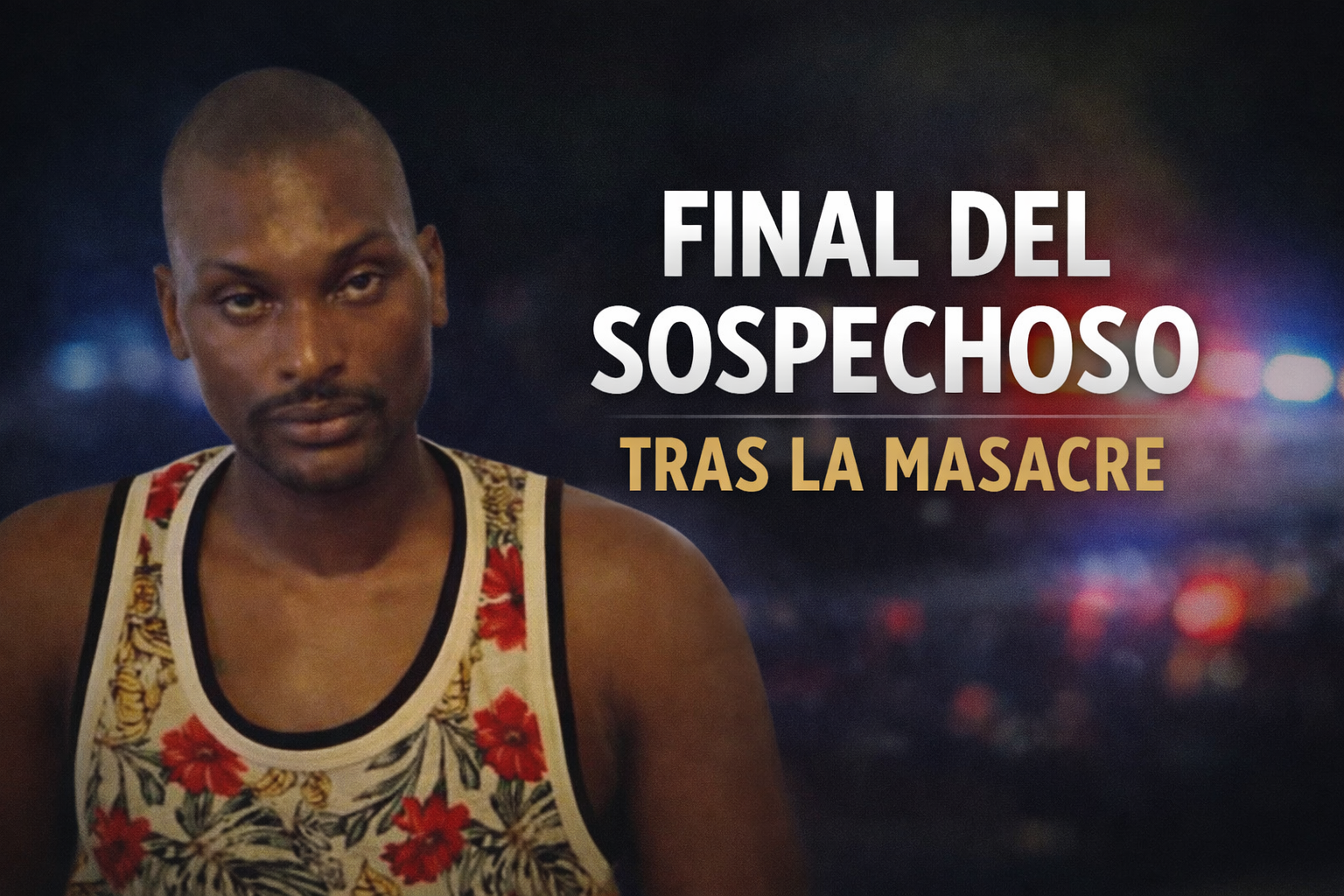 FINAL DEL SOSPECHOSO TRAS LA MASACRE